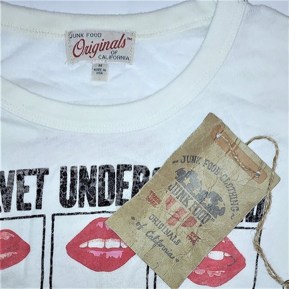 Junk Food Originals The Velvet Underground & Nico Burnout rock L NWT - Picture 6 of 6